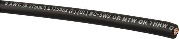 Southwire - 8 AWG, 19 Strand, Black Machine Tool Wire - PVC, Acid, Moisture and Oil Resistant, 500 Ft. Long - A1 Tooling