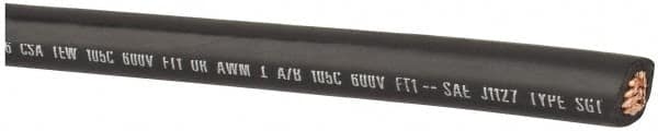 Southwire - 2 AWG, 19 Strand, Black Machine Tool Wire - PVC, Acid, Moisture and Oil Resistant, 500 Ft. Long - A1 Tooling