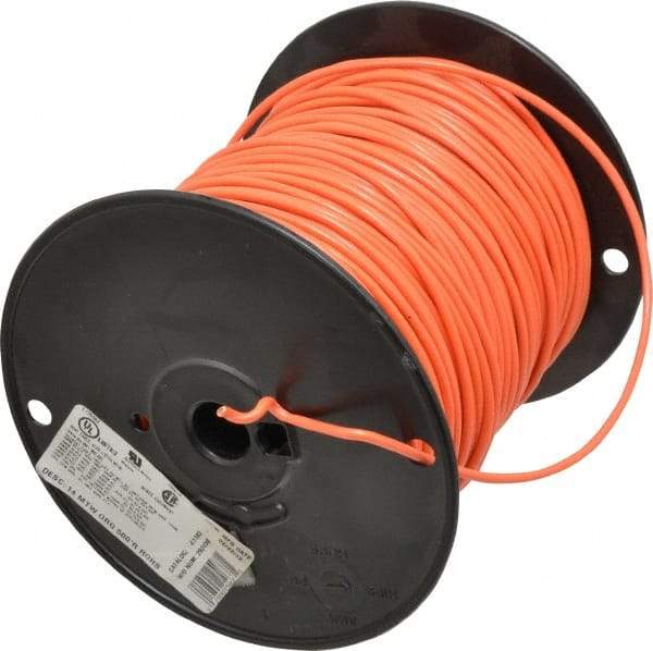 Southwire - 14 AWG, 41 Strand, Orange Machine Tool Wire - PVC, Acid, Moisture and Oil Resistant, 500 Ft. Long - A1 Tooling