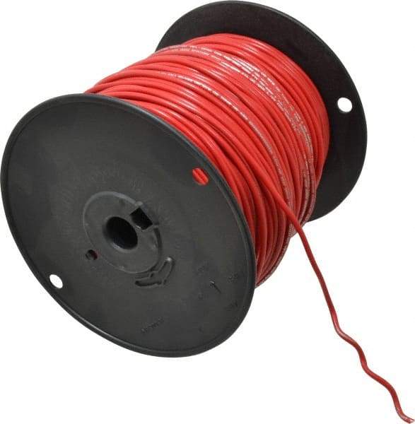 Southwire - 14 AWG, 41 Strand, Red Machine Tool Wire - PVC, Acid, Moisture and Oil Resistant, 500 Ft. Long - A1 Tooling