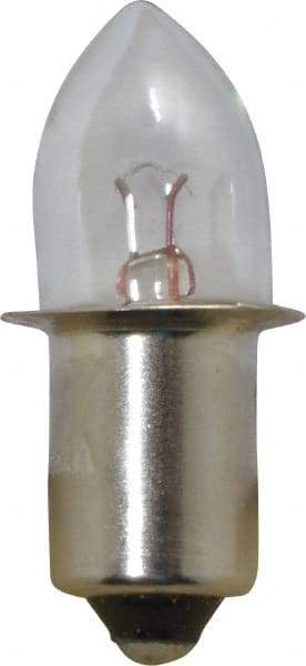 Value Collection - 1.19 Watt, 2.38 Volt, Incandescent Miniature & Specialty B3-1/2 Lamp - Single Contact Miniature Flanged Base, 1 to 1.999 Equivalent Range, Warm (1,000 to 3,000), Dimmable, 1-1/4" OAL - A1 Tooling