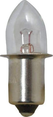 Value Collection - 1.19 Watt, 2.38 Volt, Incandescent Miniature & Specialty B3-1/2 Lamp - Single Contact Miniature Flanged Base, 1 to 1.999 Equivalent Range, Warm (1,000 to 3,000), Dimmable, 1-1/4" OAL - A1 Tooling