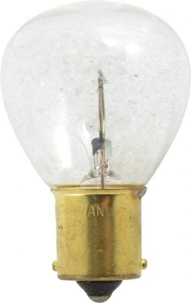 Value Collection - 24.242 Watt, 6.2 Volt, Incandescent Miniature & Specialty RP11 Lamp - Bayonet Base, 5 to 49 Equivalent Range, Warm (1,000 to 3,000), Dimmable, 2-1/4" OAL - A1 Tooling