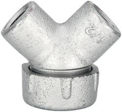 Thomas & Betts - 1/2" Trade, Iron Threaded Angled Rigid/Intermediate (IMC) Conduit Elbow - Noninsulated - A1 Tooling