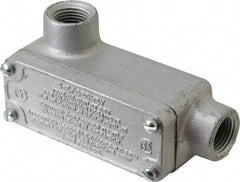 O-Z/Gedney - LL Body, 1/2" Trade, Rigid Malleable Iron Conduit Body - Rectangle, 3.69" OAL, Hazardous Locations - A1 Tooling