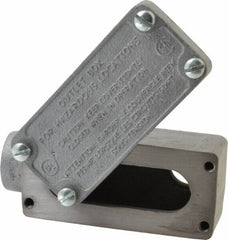 O-Z/Gedney - LB Body, 3/4" Trade, Rigid Malleable Iron Conduit Body - Rectangle, 1" OAL, Hazardous Locations - A1 Tooling