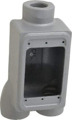 O-Z/Gedney - 1 Gang, 3/4" Knockouts, Iron Rectangle Outlet Box - Weather Resistant - A1 Tooling