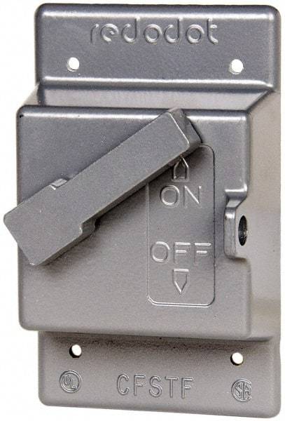 Thomas & Betts - Electrical Outlet Box Aluminum Switch Cover - Includes Gasket & Screw - A1 Tooling