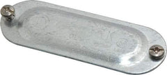 Hubbell Killark - 1/2" Trade, Steel Conduit Body Cover Plate - Use with Form 35 Conduit Bodies, Form 85 Conduit Bodies - A1 Tooling