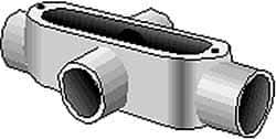 Hubbell Killark - Form 35, X Body, 1-1/4" Trade, IMC, Rigid Malleable Iron Conduit Body - Oval, 9-3/16" OAL, 32 cc Capacity, Hazardous & Wet Locations - A1 Tooling