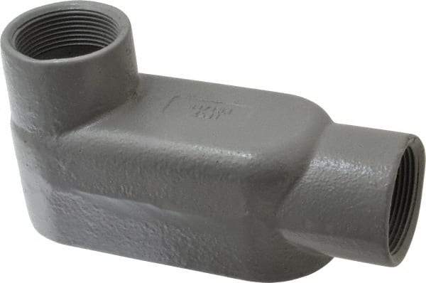 Hubbell Killark - Form 7, LB Body, 1-1/2" Trade, IMC, Rigid Iron Conduit Body - Oval, 7-1/4" OAL, 26 cc Capacity, Gray, Hazardous & Wet Locations - A1 Tooling