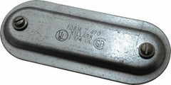 Hubbell Killark - 1-1/4" Trade, Steel Conduit Body Cover Plate - Use with Form 7 Conduit Bodies - A1 Tooling