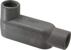 Hubbell Killark - Form 7, LB Body, 1" Trade, IMC, Rigid Iron Conduit Body - Oval, 6-5/16" OAL, 11 cc Capacity, Gray, Hazardous & Wet Locations - A1 Tooling