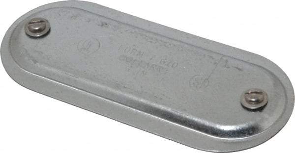 Hubbell Killark - 2" Trade, Steel Conduit Body Cover Plate - Use with Form 7 Conduit Bodies - A1 Tooling