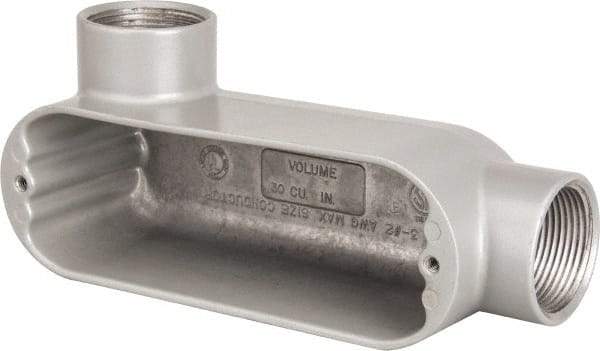 Hubbell Killark - Form 85, LL Body, 1-1/4" Trade, IMC, Rigid Aluminum Conduit Body - Oval, 8-1/8" OAL, 32 cc Capacity, Hazardous & Wet Locations - A1 Tooling