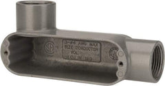 Hubbell Killark - Form 85, LL Body, 1" Trade, IMC, Rigid Aluminum Conduit Body - Oval, 6-1/4" OAL, 12 cc Capacity, Hazardous & Wet Locations - A1 Tooling