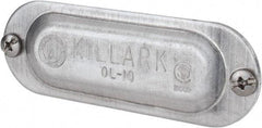 Hubbell Killark - 1/2" Trade, Aluminum Conduit Body Cover Plate - Use with Form 35 Conduit Bodies, Form 85 Conduit Bodies - A1 Tooling