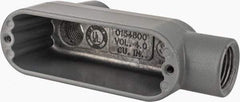 Hubbell Killark - Form 85, LB Body, 1/2" Trade, IMC, Rigid Aluminum Conduit Body - Oval, 4-17/32" OAL, 4 cc Capacity, Hazardous & Wet Locations - A1 Tooling