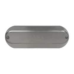 Hubbell Killark - 2-1/2" & 3" Trade, Aluminum Conduit Body Cover Plate - Use with Form 35 Conduit Bodies, Form 85 Conduit Bodies - A1 Tooling