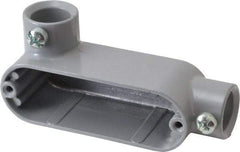 Hubbell Killark - LL Body, 1/2" Trade, EMT Aluminum Conduit Body - Oval, 4-3/8" OAL, Dry Locations - A1 Tooling