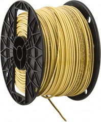 Southwire - THHN/THWN, 14 AWG, 15 Amp, 500' Long, Solid Core, 1 Strand Building Wire - Yellow, Thermoplastic Insulation - A1 Tooling