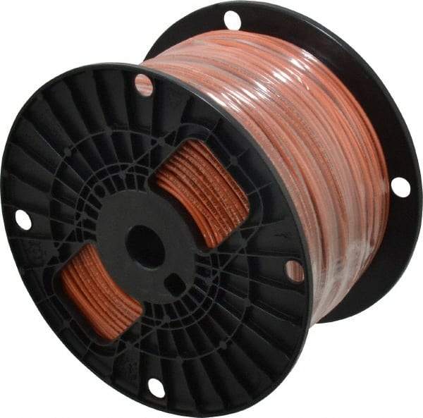 Southwire - THHN/THWN, 14 AWG, 15 Amp, 500' Long, Solid Core, 1 Strand Building Wire - Orange, Thermoplastic Insulation - A1 Tooling