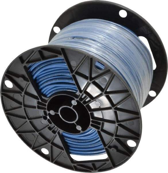 Southwire - THHN/THWN, 12 AWG, 20 Amp, 500' Long, Solid Core, 1 Strand Building Wire - Blue, Thermoplastic Insulation - A1 Tooling