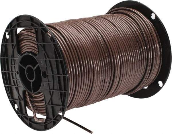 Southwire - THHN/THWN, 10 AWG, 30 Amp, 500' Long, Solid Core, 1 Strand Building Wire - Brown, Thermoplastic Insulation - A1 Tooling