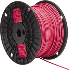 Southwire - THHN/THWN, 14 AWG, 15 Amp, 500' Long, Stranded Core, 19 Strand Building Wire - Red, Thermoplastic Insulation - A1 Tooling