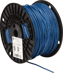 Southwire - THHN/THWN, 14 AWG, 15 Amp, 500' Long, Stranded Core, 19 Strand Building Wire - Blue, Thermoplastic Insulation - A1 Tooling