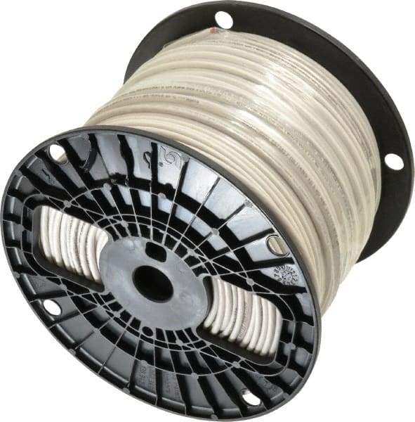 Southwire - THHN/THWN, 12 AWG, 20 Amp, 500' Long, Stranded Core, 19 Strand Building Wire - White, Thermoplastic Insulation - A1 Tooling