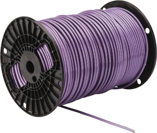 Southwire - THHN/THWN, 10 AWG, 30 Amp, 500' Long, Stranded Core, 19 Strand Building Wire - Purple, Thermoplastic Insulation - A1 Tooling