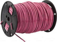 Southwire - THHN/THWN, 10 AWG, 30 Amp, 500' Long, Stranded Core, 19 Strand Building Wire - Pink, Thermoplastic Insulation - A1 Tooling