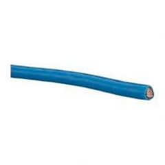 Southwire - THHN/THWN, 6 AWG, 55 Amp, 500' Long, Stranded Core, 19 Strand Building Wire - Blue, Thermoplastic Insulation - A1 Tooling