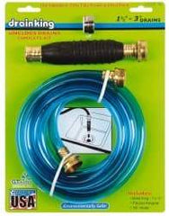 Made in USA - For 1-1/2 to 3 Inch Pipe, 6-3/8 Inch Cable Length, Handheld, Manual and Hand Drain Cleaner - Rubber Drum - A1 Tooling