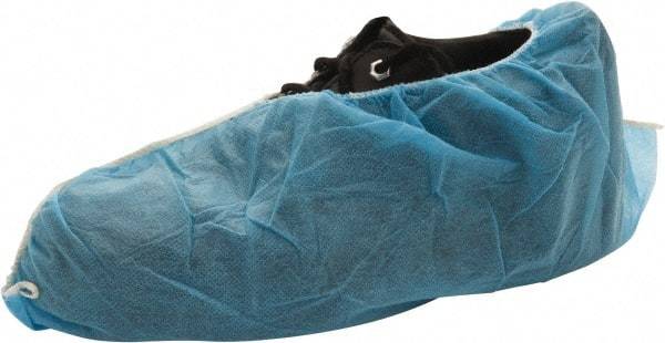 PRO-SAFE - Size L, Polypropylene, Standard Shoe Cover - Blue, Non-Chemical Resistant & Water Resistant - A1 Tooling