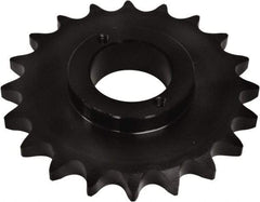 U.S. Tsubaki - 23 Teeth, 1/2" Chain Pitch, Chain Size 40, Split Taper Sprocket - 3.672" Pitch Diam, 3.94" Outside Diam - A1 Tooling