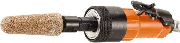 Dotco - 6mm Collet, Straight Handle, Air Straight Die Grinder - 18,000 RPM, Front Exhaust, 38 CFM, 0.9 hp, 90 psi, 6.3mm Inlet - A1 Tooling