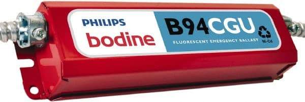 PHILIPS bodine - 1 Lamp, 120-277 Volt, 4 Pin Twin, Quad, Triple Twin Tube Compact Fluorescent Emergency Ballast - 0 to 39, 40 to 79 Watt, 300 to 750 Lumens, 90 min Run Time, 2 Inch Long x 9-1/2 Inch Wide x 2-1/2 Inch High - A1 Tooling