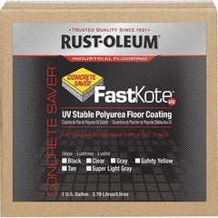 Rust-Oleum - 1 Gal Gray Gloss Finish Floor Coating - 400 Sq Ft per Gal, Interior/Exterior, <50 gL VOC Compliance - A1 Tooling