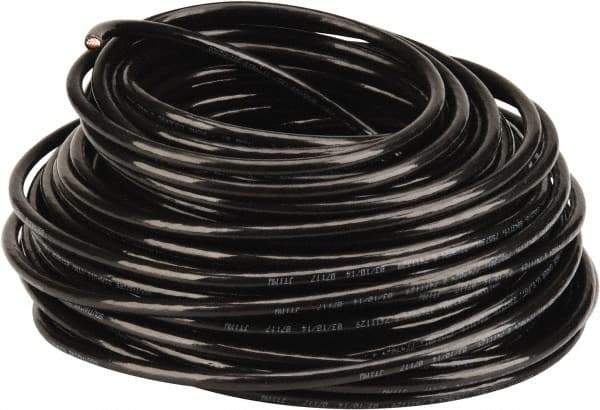 Southwire - THHN/THWN, 6 AWG, 55 Amp, 100' Long, Stranded Core, 19 Strand Building Wire - Black, Thermoplastic Insulation - A1 Tooling