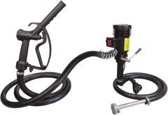 PRO-LUBE - 9.25 GPM, 3/4" Hose Diam, Pump - Stainless Steel Pump, 3/4" Inlet, 3/4" Outlet, 12 Volts, 9.84' Hose Length - A1 Tooling