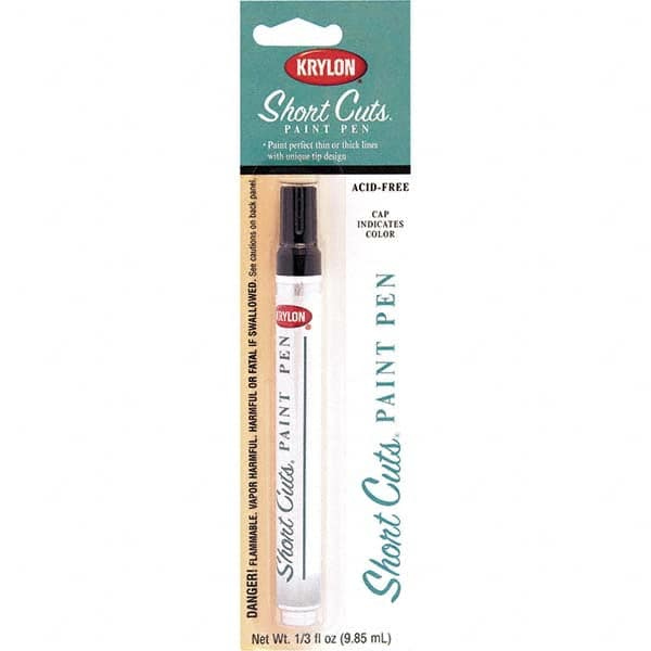 Krylon - 0.33 oz Black Gloss Finish Paint Pen - Pen, Direct to Metal, 565 gL VOC Compliance - A1 Tooling