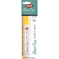 Krylon - 0.33 oz Sun Yellow Gloss Finish Paint Pen - Pen, Direct to Metal, 522 gL VOC Compliance - A1 Tooling