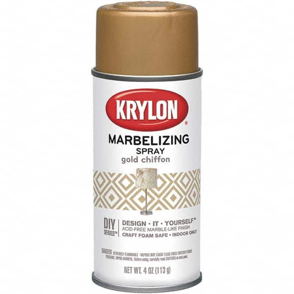 Krylon - Gold Chiffon, Textured, Craft Paint Spray Paint - 4 oz Container - A1 Tooling