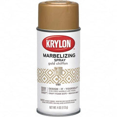 Krylon - Gold Chiffon, Textured, Craft Paint Spray Paint - 4 oz Container - A1 Tooling