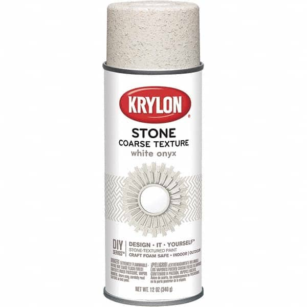 Krylon - White Onyx, Textured, Craft Paint Spray Paint - 12 oz Container - A1 Tooling