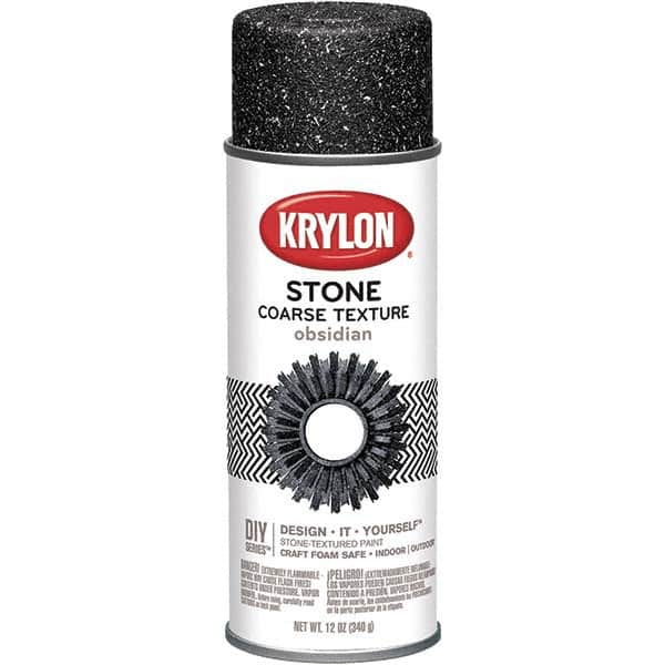 Krylon - Obsidian, Textured, Craft Paint Spray Paint - 12 oz Container - A1 Tooling