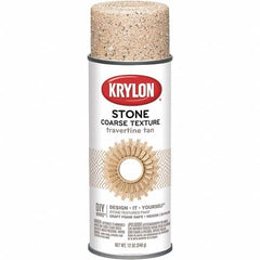 Krylon - Travertine Tan, Textured, Craft Paint Spray Paint - 12 oz Container - A1 Tooling