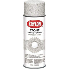 Krylon - Charcoal Sand, Textured, Craft Paint Spray Paint - 12 oz Container - A1 Tooling